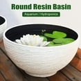 thumbnail image 5 of Classic Bowl-Shaped Aquarium - Durable ABS Resin, Non-Electric, Perfect for Outdoor Garden & Balcony Decor, Ideal for Fish,  & for Lotus Coexistence, 5 of 13