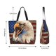 thumbnail image 5 of Disketp Eagle With USA Flags Bolsa Tote Estampada para Mujer, Bolso de Hombro y de Mano para Compras y Viajes, 5 of 8