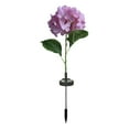 thumbnail image 1 of WRKEKC Clearance Outdoor Patio Decoration Lawns Decorative Ambient Lights Ground Lamp Solar Lighted Pole Hydrangea Automatically Lights Up When It Gets Dark, 1 of 7