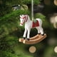 thumbnail image 1 of Pendiente de Árbol Navideño, Orno de Rocking Horse Pequeño, Adornación Vintage de Navidad, Pendiente de Árbol de Navidad Pequeño, Ornamento de Navidad Rústico, Pendiente de Árbol de Navidad, 1 of 9