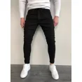 thumbnail image 4 of Color Sólido Stretch Casual Slim Fit Jeans Hombre, 4 of 8
