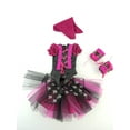 thumbnail image 2 of Metallic Pirate Halloween Costume| Compatible with 14" Wellie Wisher Dolls | 14'' Inch Doll Clothing, 2 of 2