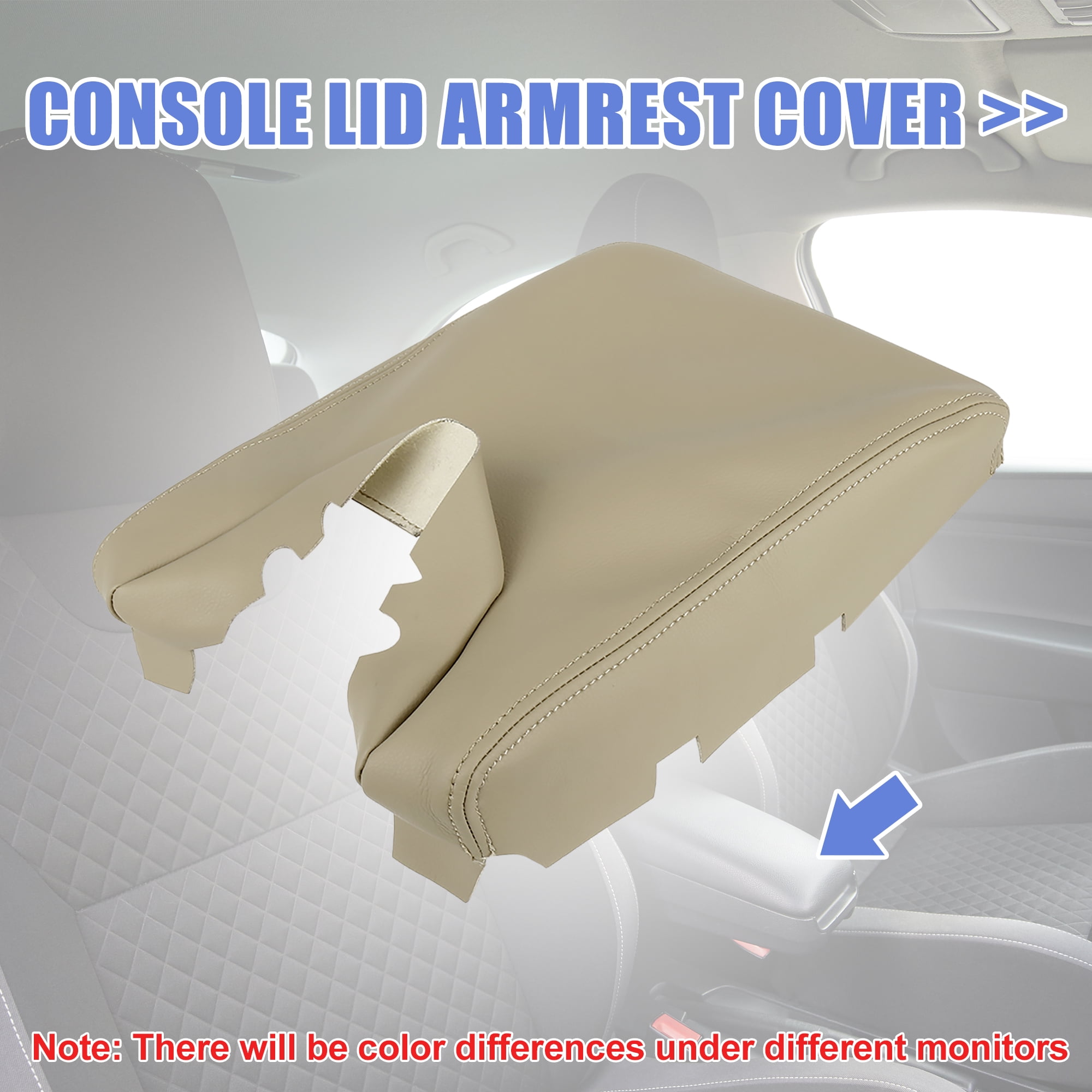 Unique Bargains Beige Center Console Cover for Acura TL 2009 2014