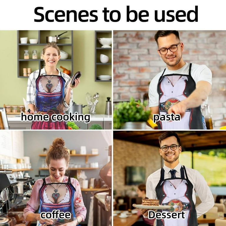 Funny Cooking Apron Women Men Sexy Apron Creative Funny clothing with Adjustable Waist Ties for Cooking BBQ, Cute Apron, Birthday Dad Creative Gifts Funny Cooking Apron Women Men Sexy Apron Creative Funny clothing with Adjustable Waist Ties for Cooking BBQ, Cute Apron, Birthday Dad Creative Gifts