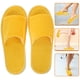 thumbnail image 3 of pares de pantuflas desechables para mujer, ideales para viajes y hoteles (amarillas), 3 of 8
