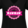 thumbnail image 4 of Inktastic Grandparents Day Worlds Best Mawmaw Women's Plus Size V-Neck T-Shirt, 4 of 5