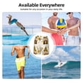 thumbnail image 5 of Kdxio Beekeeper Gnome Holding A Glass Print Men's Swim Trunks with Compression Liner 7 Inch Inseam Quick Dry Swim Shorts, 5 of 5