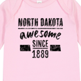 thumbnail image 4 of Inktastic North Dakota Awesome Since 1889 Boys or Girls Long Sleeve Baby Bodysuit, 4 of 5