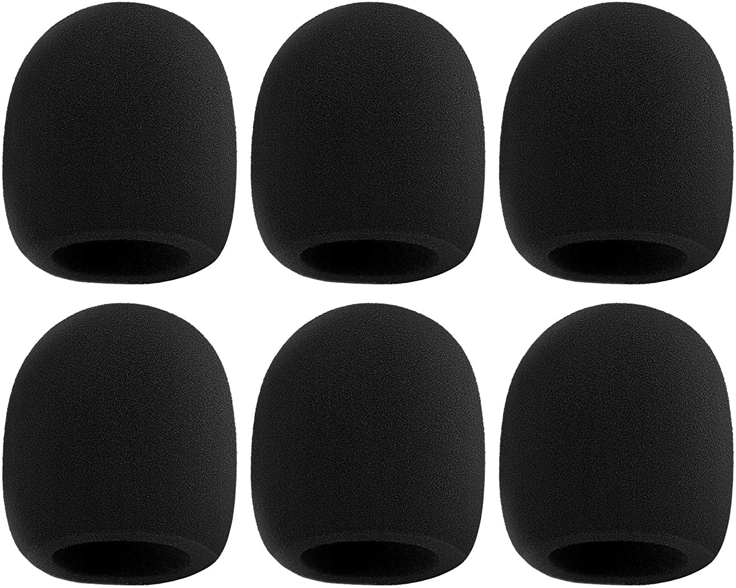 uxcell 10PCS Sponge Foam Mic Cover Handheld Microphone Windscreen Shield Protection Green for KTV Broadcasting
