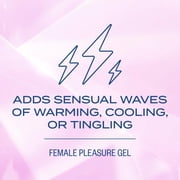K-Y Intense Pleasure Gel, Personal Lubricant and Massage Gel, Water-Based Formula, Safe to Use with Natural Rubber Latex and Polyisoprene Condoms, For Men, Women and Couples, 0.34 FL OZ, 3 Pack