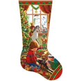 thumbnail image 1 of SunsOut A Boy's Stocking Shaped 800 Piece Jigsaw Puzzle, 1 of 1