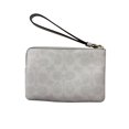 thumbnail image 2 of Muñequera COACH (Corner Zip Wristlet In Signature Canvas White Stripe), 2 of 4