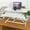 White, variant on Oufan Standing Desk Converter, 32" Adjustable Sit to Stand Up Workstatio, Dual Monitor Desktop Riser with Wood Keyboard Tray for Home Office