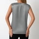 thumbnail image 4 of Camiseta interior de satén con cuello en V para mujer: tejido ligero y suave, para el día a día y las vacaciones, tallas S-XL, perfecta para combinar con otras prendas., 4 of 8