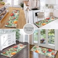 thumbnail image 6 of Yayeee Runner Rug for Bedroom 2'x6' Machine Washable Hallway Non Slip Mat, Green Floral Tomatoes, 6 of 8
