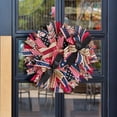 thumbnail image 6 of Nkmbld 4th of July Wreaths for Front Door, Red White Blue Spring Door Wreath for Independence Day, Memorial Day for Indoor Outdoor Decor, 6 of 8