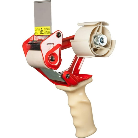 Industrial Packing Tape Dispenser for 2" Tape. Side Loading Tape Gun. Heavy Duty Hand Tape Gun. Lightweight and Portable for Commercial Packaging, Shipping, Moving, Carton and Box Sealing.