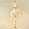 thumbnail image 3 of Godderr Natural Shell Pendant Decoration Sun Catcher Pendant Metal Crystal Pendant Chain Decoration, 3 of 4