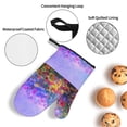 thumbnail image 3 of Fotbe Colorful Purple Cosmos Flower for 4Pcs Oven Mitts and Pot Holders, 500℉ Heat Resistant Oven Mitts , Non-Slip Silicone Surface Safe for Baking, Cooking, BBQ, 3 of 6