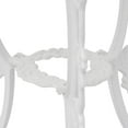 thumbnail image 2 of vidaXL 3 Piece Bistro Set Cast Aluminium White, 2 of 5