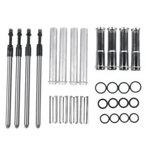 GELUOXI Adjustable Pushrods Chrome Cover Kit For Harley-Davidson Twin Cam Models 1999-2017