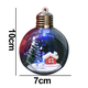 thumbnail image 2 of Bolas de adornos navideños, adornos para árbol de Navidad inastillables, para decoración comercial interior o exterior de fiestas, 2 of 5