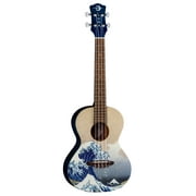 UKE GWT Uke Great Wave Tenor Ukelele Guitar w/Gigbag - Custom Great Wave Graphic Finish