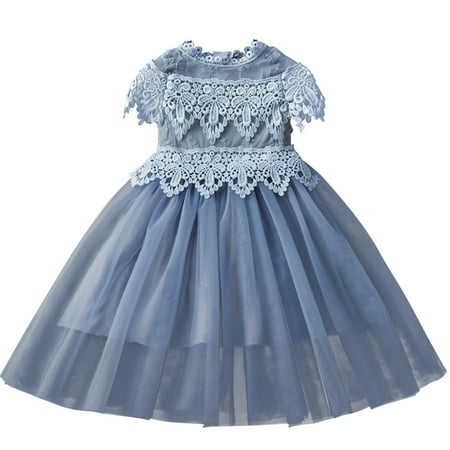 

A Line Dress Girl Cat Dress Elegant Lace Flower Girl Wedding Dress Kids White Tulle Clothes Baby Girl Birthday Evening Party Princess Dresses Clothes Girl Toddler Dress Baby Lace
