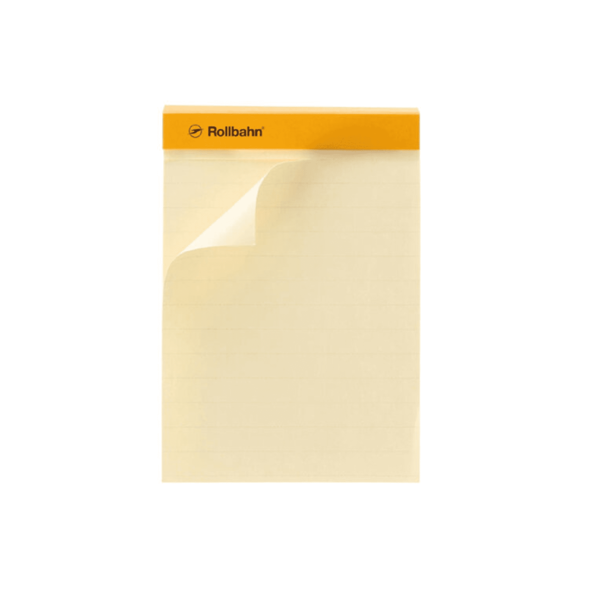 Delfonics Rollbahn Ruled Notepad: 8 in. x 0.319 yds. (Yellow)
