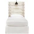 thumbnail image 4 of Signature Design by Ashley Casual Cambeck Twin Panel Headboard  Whitewash, 4 of 6