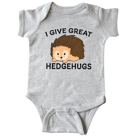 

Inktastic I give great hedgehugs with Cute Hedgehog Gift Baby Boy or Baby Girl Bodysuit