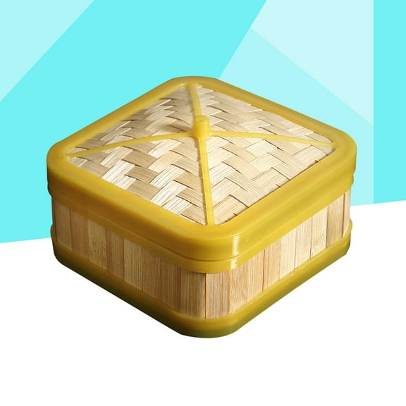 Tineasur Bao Bun Steamer Set in Traditional Chinese Style for Home Cooking, Brown Color, Perfect for Asian Cuisine