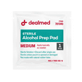 thumbnail image 3 of Dealmed Alcohol Prep Pads – Medium Size, Latex-Free Alcohol Wipes, Gamma Sterilized Wound Care Products for a First Aid and Medical Facilities, 400 Count (Pack of 1), 3 of 6