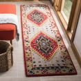 thumbnail image 3 of SAFAVIEH Heritage Rosheen Floral Wool Runner Rug, Grey/Red, 2'3" x 8', 3 of 9