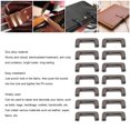 thumbnail image 4 of 20Pcs Arch Bridge Buckle,16.5x6x7mm Zinc Alloy Metal D Loop Connector Buckle Button Repairs Rivet Leather Decorative Rivet Set with Crossed Screw for Leather Projects, 4 of 7