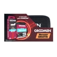 thumbnail image 1 of Groomen 500 de cinco navajas que incluye de Rastrillo más cartuchos adicionales en el pack dentro de un neceser, 1 of 6