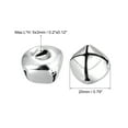 thumbnail image 2 of 20mm Jingle Bells Craft Bells Carbon Steel Electroplating Silver Tone 80 Pack, 2 of 5