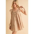 thumbnail image 2 of Aemi+Co Ruffled Cap Sleeve Cotton Tunic Mini Dress, 2 of 6