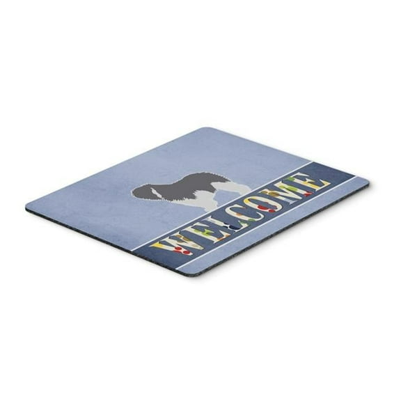 Polish Lowland Sheepdog Dog Welcome Mouse Pad, Hot Pad or Trivet