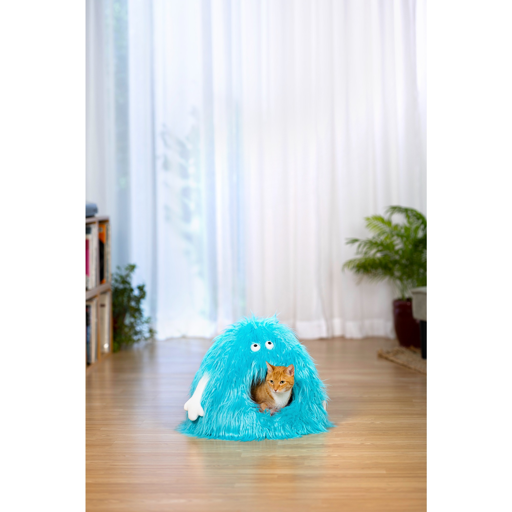 Prevue Pet Products Comfy Monster Cat and Dog Hideaway Bed 7604