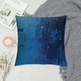 thumbnail image 2 of GOSMITH  Abstract Art Throw Pillow Case, Modern Graffiti Brush Square Home Decorative Cushion Cover for Pillow Covers,Pillowcases for Bedroom Office Dorm Couch, Dark Blue, 2 of 5