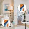 thumbnail image 4 of Yayeee Blank Wall Plate Cover 1-Gang 4.5"x2.7" Home Unused Decorative Outlet, Orange Abstract Wavy, 4 of 7