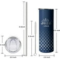 thumbnail image 5 of 20oz City Football Tumbler With Lid and Straw，Classic Football Stainless Steel cup，Best Football Gifts for Football Fans, 5 of 6