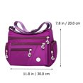 thumbnail image 5 of 1 bolso bandolera de nailon multicapa impermeable para un solo hombro., 5 of 5