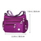 thumbnail image 3 of 1 bolso bandolera de nailon multicapa impermeable para un solo hombro, 3 of 8