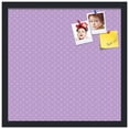 thumbnail image 2 of PinPix 18x18 Custom Cork Bulletin Board Purple Circles Poster Board Has a Fabric Style Canvas Finish, Framed in Purple Circles, by ArtToFrames (PinPix-493), 2 of 6