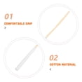 thumbnail image 3 of BESTYASH 10Packs Disposable Makeup Applicator Cotton Swabs with Wooden Stick for Face Care, 3 of 7