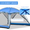 thumbnail image 5 of Outsunny 12' x 12' Screen House Room, 8 Person Camping Tent w/ Carry Bag and 4 Mesh Walls for Hiking, Backpacking, and Traveling, Easy Set Up, Royal Blue, 5 of 9
