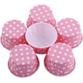 thumbnail image 2 of 100pcs Baking Paper Mold, Polka Dot Baking Cup Colorful Mini Ring Cupcake Liner Wedding Decoration Paper Muffin Box Birthday Party (powpoint Powder), 2 of 4