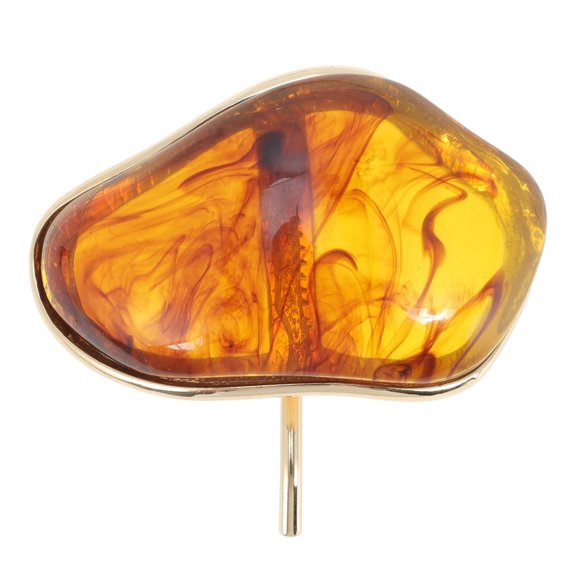Unique Bargains Stylish Cloud-shaped Ponytail Buckle Hair Clip for Women 1 Pc Coffee Color